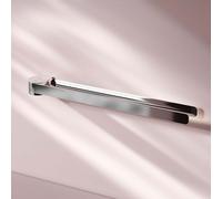 Porte-serviettes avec 2 barres Porte-serviettes de bain Acier inoxydable Montage mural avec perçage Porte-serviettes avec 2 barres pivotantes AM.PM, Chrome