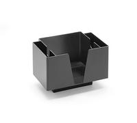 Porte serviettes avec 3 compartiments Bar up Noir 193x143x(H)136 mm