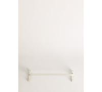 Porte-serviettes Avec Crochet Et Barre Pour Sèche-serviettes WARM TOWEL Blanc Cassé. Basse Consommation