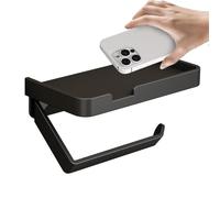 Porte-serviettes avec étagère, porte-serviettes en papier mural | Panier porte-rouleau pour serviettes en papier - Panier porte-serviettes en papier monté au mur, organisateur de serviette