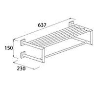 Porte-serviettes Bravat Quaruna 754110 chromé, à coller/visser
