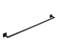 Porte-serviettes Bravat Quaruna 755299, carré, noir mat, fixation adhésive/vis