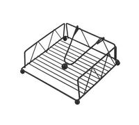 Porte-serviettes carré nordique moderne en fer, organisateur de rangement pour table de salle à manger, comptoir de papier, organisateur de cuisine moderne