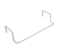 Porte-serviettes chauffant de 35 cm pour salle de bain - Barre de sèche-linge en fer robuste pour espace de 8,5 cm - Blanc