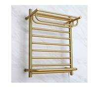 Porte-serviettes chauffant en acier inoxydable, montage mural, économe en énergie, design thermostatique électrique pour salle de bain, chauffe-serviettes intelligent à brancher