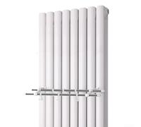 Porte-serviettes chauffant en acier inoxydable pour sèche-serviettes, chaussures sur radiateurs chauffants (50 cm)