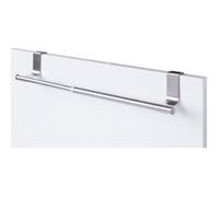 Porte-serviettes - Chromé - Extensible - Inox brossé - 35 x 3,5 cm - Design contemporain