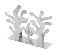 Porte-serviettes Corail Porte-serviettes Porte-serviettes Porte-papier de Bureau en Forme de Restaurant Occidental Support de Rangement Creux (Argent)