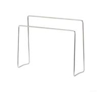 Porte-Serviettes Cuisine Acier 30x10cm Séchage Rapide Porte-Serviettes | Acier inoxydable pour robuste, séchage rapide, design haut-bas, circulation air optimale, finition argent