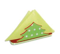 Porte-serviettes culture club à décorer forme sapin mdf 16x5x6cm