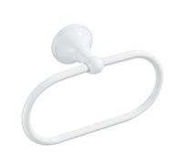 Porte-Serviettes de Main en Laiton Mural - Simple Support Robuste - Accessoire Salle de Bain pour Salle de Bain, Cuisine, Toilette,White