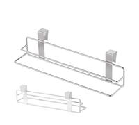Porte-serviettes de porte, porte-revues en acier inoxydable, tringle double 30,5 cm, porte-serviettes pour cuisine, salle de bain, maison, chambre, appartement