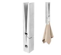 Porte-Serviettes de Salle de Bain avec épingle à Linge géante Porte-Serviettes en épingle à Linge géant Porte-Serviettes en épingle à Linge en Bois avec adhésif pour Le Salon la buanderie