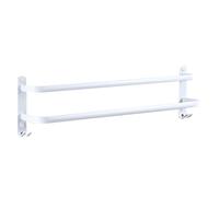 Porte-Serviettes de Salle de Bain, Double, 24 Pouces, Mural avec Crochets, adapté à la Salle de Bain(30cm)