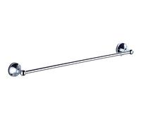 Porte-serviettes de salle de bain rétro 60 cm - Support mural simple pour accessoires de bain - Porte-serviettes élégant pour économiser de l'espace