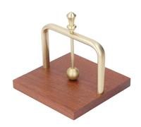 Porte-serviettes de table avec boule élévatrice, distributeur de serviettes en bois à base massif et support métallique, porte-serviettes compact pour la maison, le restaurant, le (Or)