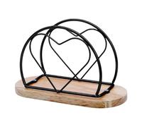Porte-serviettes de table Cœur esthétique moderne et rustique