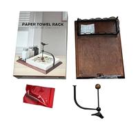 Porte-serviettes de table - Distributeur de papier rustique en forme d'oiseau - Porte-serviettes lesté en bois pour cuisine, salle à manger, bar, chambre et salon - Décoration élégante pour la maison