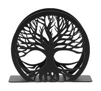 Porte Serviettes De Table, Distributeur de Serviettes, Porte Serviettes Autonome en Métal, pour Établi, Table de Cuisine, Décoration de Fête Noir, Arbre de vie