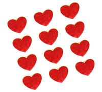 Porte-serviettes développés en forme de cœur de saint-valentin, 12 pièces, beaux accessoires de salle à manger pour dîner intime, accessoires de dîner tendres