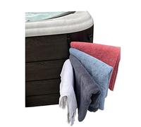 Porte-Serviettes d'intérieur et d'extérieur avec Cinq Barres Porte-Serviettes pour Jacuzzi, Piscine, Sauna, Salle de Bain et terrasse