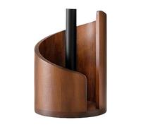 Porte-serviettes : distributeur de rouleaux en bois, porte-serviettes polyvalent, structure robuste et durable, espace de rangement ordonné facile d'accès, design compact
