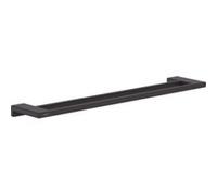 Porte serviettes double 65 cm noir mat Addstoris Hansgrohe