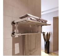 vidaXL Porte-serviettes double Barre fixe 6 tubes