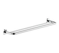 Porte-serviettes double Bravat Varuna 764910, double, chromé, à coller/visser