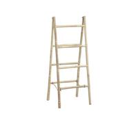 Porte serviettes double échelle canne de bambou