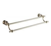 Porte-serviettes double Mexen Estela, or - 7011525-50