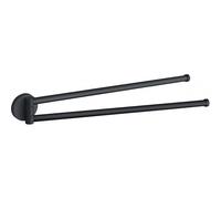 Porte-serviettes double pivotant Mexen Remo, noir - 70507255-70