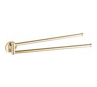 Porte-serviettes double pivotant Mexen Remo, or - 70507255-50