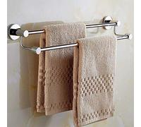 Porte-Serviettes Double pôle épais, Porte-Serviettes, Porte-Serviettes résistant à la Corrosion, Finition polie pour Salle de Bain, Cuisine, Bureau. sans poinçon/J/70 cm Pendentif de matériel de