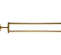 Porte-serviettes Duravit Starck T, Ã deux bras, 009941 , Coloris: bronze brossÃ© - 0099410400
