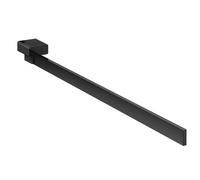 porte-serviettes emco loft, 1 bras, rigide, 410 mm, 055013342, couleur : noir
