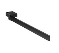 porte-serviettes emco loft, à un bras, rigide, 310 mm, 055013332, couleur : noir