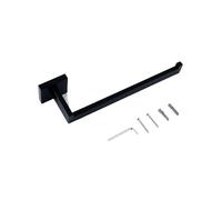 Porte-Serviettes en Acier Inoxydable, Ensemble de matériel Salle Bains, Porte-Serviettes, Clous muraux antirouille pour Accueil(Black)