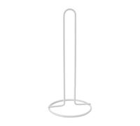 Porte-serviettes en acier inoxydable pour plans de travail, support pratique pour un rangement clair dans la maison, accessoire robuste pour les espaces de vie modernes (blanc, 22,5 x 10,5 cm)