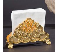 Porte-serviettes en Acier Inoxydable pour Tables, Distributeur de Serviettes en Papier Distributeur de Porte-mouchoirs en Métal Porte-serviettes pour Cuisine Restaurant Hôtel Café Décor de Table(Or)