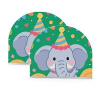 Porte-serviettes en acrylique coloré pour salle de bain, restaurant, décoration d'intérieur, motif éléphant de dessin animé