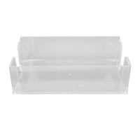 Porte-Serviettes en Acrylique Transparent, Porte-Serviettes de Salle de Bains sans Capuchon pour de Toilette 23x14x6cm pour Cuisine Salle de Bains