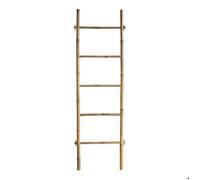 Porte-serviettes en bambou - 5 barres de séchage - 190x50x4cm
