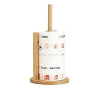 Porte-serviettes en bois pour comptoir, support de papier de cuisine, support de rouleau de papier de bain - Support de rouleau d'essuie-tout en papier solide, support de rouleau d'essuie-tout en