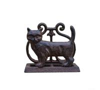 Porte-serviettes en fonte avec motif rustique d'oiseau et de chat, porte-papier de table en métal pour hôtel, restaurant, bar et maison (B)