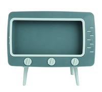 Porte-serviettes en forme de TV avec support de téléphone portable, organiseur de bureau pour papier jetable, joli distributeur de serviettes pour table, comptoir et chambre à coucher
