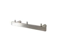 Porte-Serviettes en Inox "3 Crochets" 26cm Argent Argent G