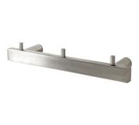HAKU patère Murale Acier INOX, INOX - Dim.: L 26 cm x H 4 cm x P 6 cm, Style: Modern