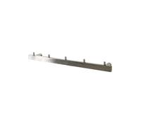 HAKU patère Murale Acier INOX, INOX - Dim.: L 46 cm x H 4 cm x P 6 cm, Style: Modern