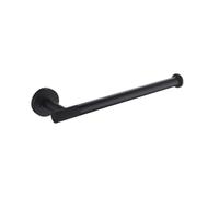 Porte-serviettes en laiton noir mat, porte-brosse de toilette, distributeur de savon, barre de crochet, accessoires de salle de bain, anneau porte-serviette élégant et fonctionnel